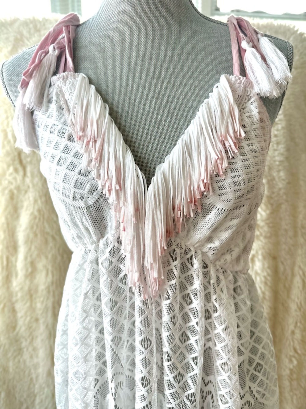 ANTICA SARTORIA 🇮🇹✨White Lace Dress